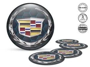 Cadillac Ruota Adesivi Versione Etichette Cupola Silicone
